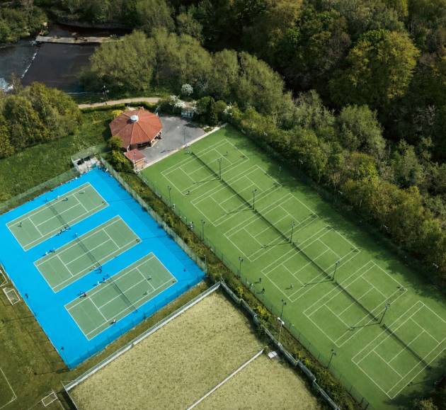 Blaydon Tennis Club Aerial Photo