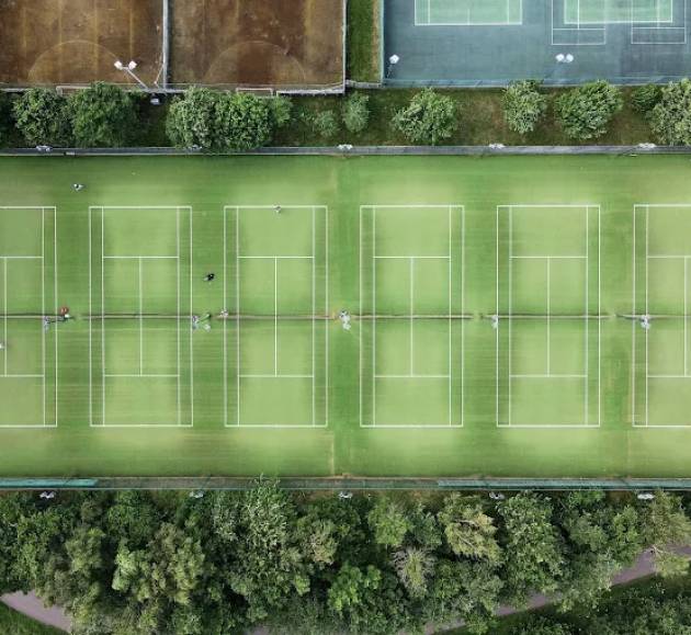 Blaydon Tennis Club Aerial Shot